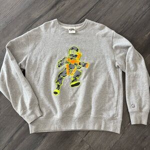 Billionaires Boys Club Call Of Duty Astro League Crewneck Size L Rare Gray